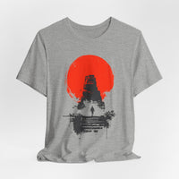 Tikal Mayan Temple Minimalist Art Unisex T-Shirt