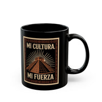 Mayan Pyramid Chichen Itza – Mi Cultura Mi Fuerza Black Mug