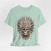 Mictlantecuhtli Skull Headdress Unisex T-Shirt