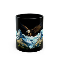 Sacred Inca Condor Guardian of the Andes Black Mug