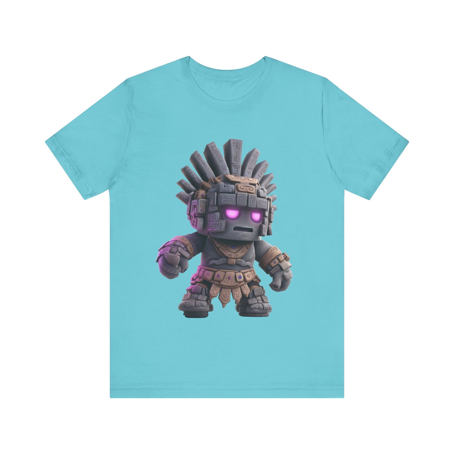Stone Guardian of the Aztec Realm Unisex T-Shirt