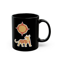 Xoloescuincle beneath the Sacred Sun Black Mug