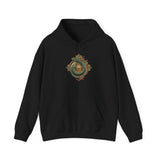 Quetzalcoatl Feathered Sun Glyph Unisex Hoodie