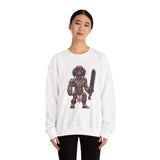 Obsidian Blade Fighter Pixel Art Unisex Sweatshirt