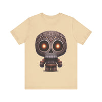 Tribal Glow Chibi Aztec Skull Unisex T-Shirt