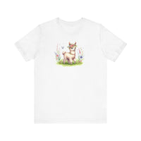 Baby Llama Inca Blossom Crown Unisex T-Shirt