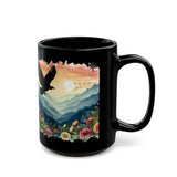 Andean Condor Inca Spirit Above Misty Andes Black Mug