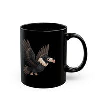 Chibi Inca Condor Cartoon Style Black Mug