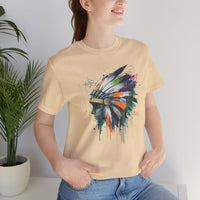 Urban Feather Headdress Graffiti Unisex T-Shirt