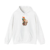 Chibi Inca Warrior Riding Llama Cartoon Unisex Hoodie