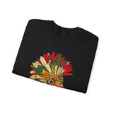 Aztec Warrior Head Illustration Unisex Sweatshirt