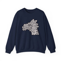 Quetzalcóatl Serpent Head Illustration Unisex Sweatshirt