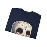 Adorable Tribal Aztec Skull Glow Unisex Sweatshirt