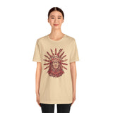 Aztec Sun Chief Feather Headdress Unisex T-Shirt