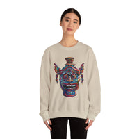 Indigenous Ceramic Vase Art Unisex Sweatshirt