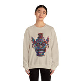 Indigenous Ceramic Vase Art Unisex Sweatshirt