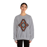 Boho Aztec Geometric Totem Pattern Illustration Unisex Sweatshirt