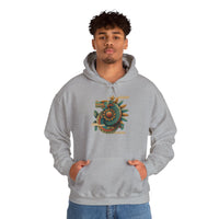 Feathered Serpent Sun Spiral Unisex Hoodie