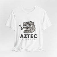 Modern Quetzalcóatl Serpent Head Logo Design Unisex T-Shirt