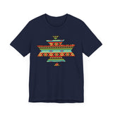 Sacred Geometric Textile Pattern Illustration Unisex T-Shirt