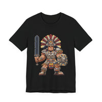 Aztec Blade Hero Pixel Art Unisex T-Shirt