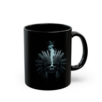 Mystical Inca Chaman Skull Bohemian Vibe Black Mug