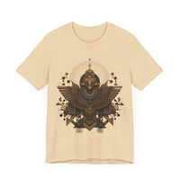 Viracocha Sacred Glyph Abstract Crown Symbol Unisex T-Shirt