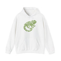 Mayan Aztec Totem Symbol of Iguana Unisex Hoodie