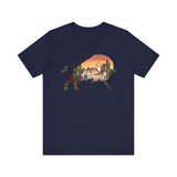 Aztec Buffalo Desert Sunset Silhouette Unisex T-Shirt