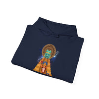 Celestial Aztec Ritual Illustration Unisex Hoodie