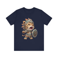 Fierce Chibi Jaguar Warrior Mayan Style Unisex T-Shirt