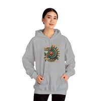 Feathered Serpent Sun Spiral Unisex Hoodie