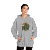 Feathered Serpent Sun Spiral Unisex Hoodie