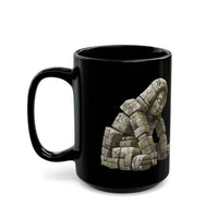 Ancient Andes Stone Colossus Graphic Black Mug