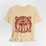Radiant Tribal Sun Worship Inca Style Unisex T-Shirt