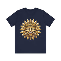 Pixel Art Inca Sun God 8-Bit Retro Style Unisex T-Shirt