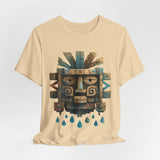Tlaloc Ancient Rain Mask Glyph Unisex T-Shirt