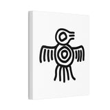 Maya Bird Symbol Canvas