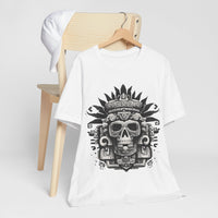 Ah Puch Death God Petroglyph Skull Unisex T-Shirt