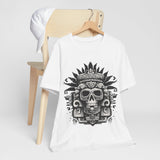 Ah Puch Death God Petroglyph Skull Unisex T-Shirt