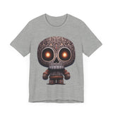 Tribal Glow Chibi Aztec Skull Unisex T-Shirt