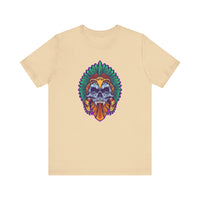 Aztec Indian Death Skull Tattoo Style Unisex T-Shirt