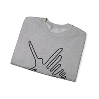 Nazca Lines Style Bird Unisex Sweatshirt