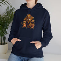 Pixel Art Mayan Jaguar Warrior Unisex Hoodie