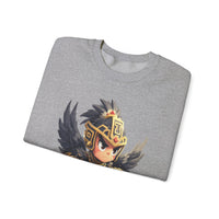 Chibi Falcon Warrior Inca Armor Unisex Sweatshirt