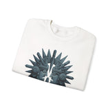 Aztec Warrior Duel Obsidian Glyph Style Unisex Sweatshirt