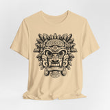 Aztec-Inspired Tlaloc God Tribe Graphic Unisex T-Shirt