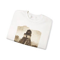 Vintage Tikal Jungle Temple Sepia Print Unisex Sweatshirt