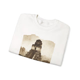 Vintage Tikal Jungle Temple Sepia Print Unisex Sweatshirt