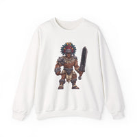 Obsidian Blade Fighter Pixel Art Unisex Sweatshirt